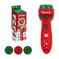 thumbnail image 1 of Red Kids Flashlight Projector With 24 Holiday Patterns Plastic Material Size 4.52 X 1.49 X 1.18 Inches For Role Play And Learning Red ark Blue, 1 of 7