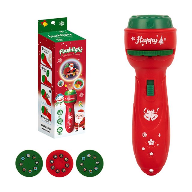Red Kids Flashlight Projector With 24 Holiday Patterns Plastic Material Size 4.52 X 1.49 X 1.18 Inches For Role Play And Learning Red ark Blue