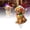 C, variant on Riforla New Christmas Holiday Yard Decoration Garden Grass Decoration Cute Puppy Wooden Card Outdoor Yard Holiday Decoration Fashionable and Unique Holiday Atmosphere Decoration Card Slot B