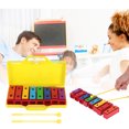 thumbnail image 1 of Greensen Kids Xylophone,Musical Toy,8 Note Xylophone Professional Percussion Instruments For Children With 2 Drumsticks 1 Yellow Box, 1 of 8