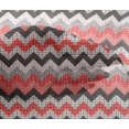 thumbnail image 5 of oneOone Viscose Chiffon Light Red Fabric Chevron Fabric For Sewing Printed Craft Fabric By The Yard 42 Inch Wide-GF, 5 of 5