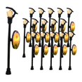 thumbnail image 1 of Milaget 20Pcs 1/100 Outdoor Pathway Lantern Post,Micro Landscape Mini Street Post Lights D, 1 of 9