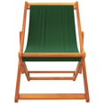 thumbnail image 2 of vidaXL Folding Beach Chairs 2 pcs Green Fabric, 2 of 5