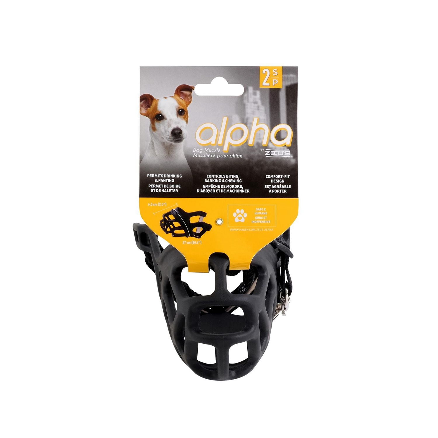 Alpha by Zeus Dog Muzzle, 5, X-Large