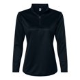 thumbnail image 1 of C2 Sport Womens Quarter-Zip Pullover, M, Black, 1 of 2