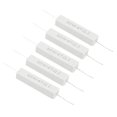 thumbnail image 1 of Unique Bargains 5Pcs 47 Ohm Resistors, 10W Ceramic Cement Resistor Power Cement Resistor Kit Tolerance 5% for Power Adapters Audio, 1 of 4