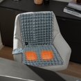 thumbnail image 3 of CHOK Office Chair Heating Pad  Heated Chair Pad Cushion for Full Back  Rechargeable Heating Pad for Office Chair Car Seat  Faux Fur USB Fast Heating Seat Warmer for Office Chair, 3 of 5