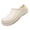 Beige, variant on Men Closed Round Toe Slip On Platform Chef Shoes Non Slip Oil Resistant Waterproof Comfortable Work Garden Nurse Shoes with Lightweight Kitchen Cushioned Shoes ﻿