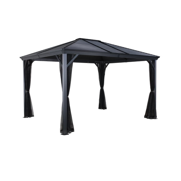 Sojag Ventura 10 x 12 x 9 ft Dark Grey Gazebo