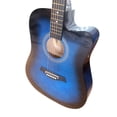 thumbnail image 3 of 41-Inch Full-Size Acoustic Guitar - Smooth Play, Stylish Design - Perfect for Beginners, Adults, and Students Blue with Package, 3 of 9