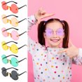 thumbnail image 2 of CSChome Children Sunglasses Children Sunglasses Duckling Shape Translucent UV Block Sunlight Eye Protection Photo Prop Girls Vacation Summer Beach, 2 of 7