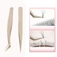 thumbnail image 4 of Ensemble de Pinces pour Extensions de Cils, Pinces Individuelles pour Extensions de Cils 2 Pcs pour la Maison, 4 of 8