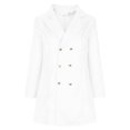 thumbnail image 4 of Manteau de Mode pour Femmes Col en V Imprimé Veste à Manches Longues Cardigan Décontracté, 4 of 8