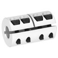 thumbnail image 1 of Coupling Clamping Shaft Coupling Engraving Machine Parts Oil Resistance For Stepper Motor Industrial Machinery Model Motor Engraving Machine D25xL40 Inner Hole 8 To 10, 1 of 6