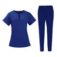 thumbnail image 2 of lionlar Uniforme d'Infirmière pour Femme Extensible à Multiples Poches Doux et Respirant Professionnel L, 2 of 8