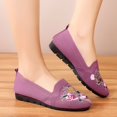 thumbnail image 1 of SMihono Sandales Femmes Été Grande Taille Femmes Décontractées en Maille à Enfiler Compensées Bout Rond Respirantes Chaussures Simples Chaussures Pois Pantoufle en Liquidation, 1 of 8