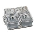 thumbnail image 1 of jifeng Plats de Service Divisés pour Stockage Alimentaire Plateau d'Apéritif pour Noix Collations Biscuits, 1 of 9