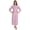 Light Pink, variant on Moomaya Printed Indian Ethnic Kurti For Women Mandarin Collar Long Straight Kurta With Pockets