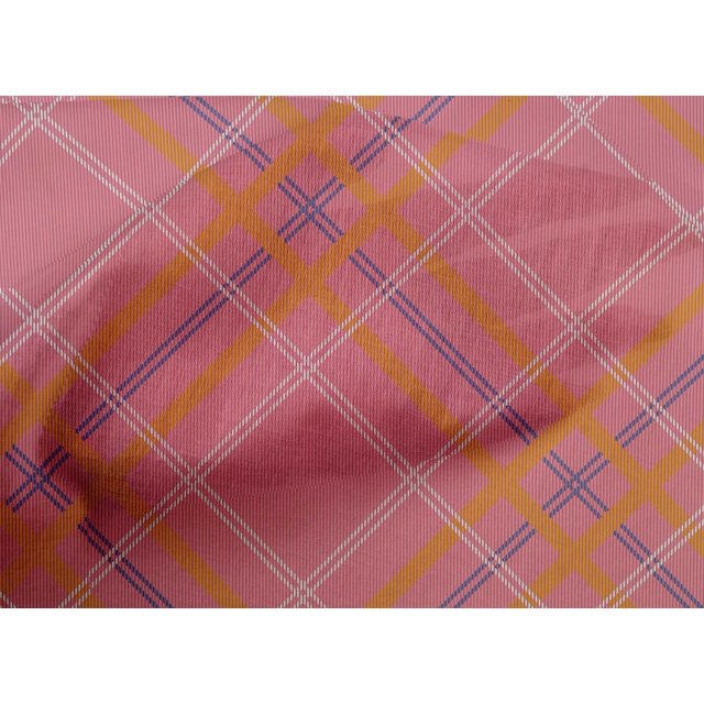 oneOone Cotton Poplin Fabric Tartan Check Print Fabric By Yard 56 Inch Wide