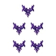 thumbnail image 1 of maskred Beautiful And Easy To Rhinestones Applique Sew On Beads Trim Patches Versatile Beautiful And Elegant purple 5Set, 1 of 6