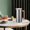 thumbnail image 1 of Aufmer Bouilloire d'Eau Froide en Acier Inoxydable à Grande Capacité avec Couvercle pour Restaurant et Usage Domestique, Acier Inoxydable (Rose), 1 of 7