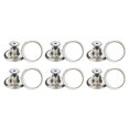 thumbnail image 1 of 12x 17mm Buttons Studs for Jean Pant Replace White Glossy, 1 of 8