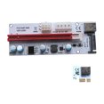 thumbnail image 3 of QualitChoice 1x US PCI Riser Board PCI-E 1x to 16x Extender Adapter GPU Riser Card red 1Set, 3 of 6