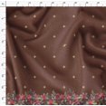 thumbnail image 4 of Soimoi Modal Satin Fabric Artistic Leaves & Flower Panel Print Sewing Fabric Yard 42 Inch Wide, 4 of 5