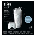 thumbnail image 1 of Braun Silk-épil 5 Epilator, Wet and Dry Epilator, Includes Shaver Head and Trimmer Comb, SE5-041, Grey, 1 of 13