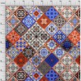 thumbnail image 4 of oneOone Viscose Jersey Brown Fabric Abstract Traditional Sewing Craft Projects Fabric Prints By Yard 60 Inch Wide, 4 of 4