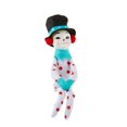 thumbnail image 1 of Mr. Christmas 6.5" Decorative Teal Snowman Knee Hugger, 1 of 5