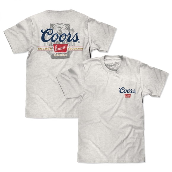Coors T-Shirt à Imprimé Logo de Soulier Cheval de Banquet à l'Avant et à l'Arrière - Très Grand
