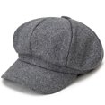 thumbnail image 1 of Ladies Octagonal Hat Casual Fashion Beret, 1 of 7