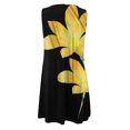 thumbnail image 3 of Kcodviy Robe d'Été Décontractée Sans Manches Longueur Genou pour Femme, Imprimé Floral, Ample, Plage, Maxi Décontractée pour Femmes, Robe Mini, 3 of 4