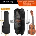 thumbnail image 2 of 21in Ukulele Case, Waterproof Durable Ukulele Padded Bag, 2 of 7