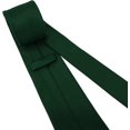 thumbnail image 3 of ORUYROP Men's Ties Solid Pure Color Plain Formal Black Ties For Men, 3 of 5