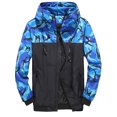 thumbnail image 2 of Innerwin Veste à Manches Longues Manteau pour Homme Automne Chandail à Capuchon Léger Manteau Bleu 4TG, 2 of 3