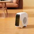 thumbnail image 4 of PEONAVET Electric Heater Mini Heater Desktop Office Heater Compact Portable Dormitory Hand Warmer Heat Christmas Gift, 4 of 9