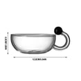 thumbnail image 5 of Teapot Cup Family Practical Tea Brewing Tea Transparent Cup 210ml, 5 of 5