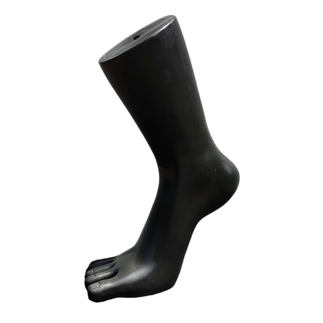 Mannequin Feet Model Jewelry Display Stand Sock Display for Shop Shoes Socks black with right