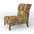 thumbnail image 3 of Designart "Sunny Rustic Tournesol Field I" Chaise d'Appoint Jaune à Fleurs - Fauteuil Cottage pour Salon, 3 of 7