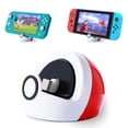 thumbnail image 1 of Petit Support de Chargement Compatible avec Nintendo Switch 2/Switch/Switch Lite/Switch OLED, Mignonne Station d'Accueil Switch avec Port USB-C, Support de Charge Portable pour Switch2, 1 of 10
