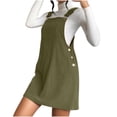 thumbnail image 2 of FcBaudy Camisole Sans Manches Robe Col en V, Robes d'Été pour Femmes, Robes pour Femmes Nouvelle Robe à Bretelles en Velours Côtelé Ample Robe à Bretelles pour Femmes, 2 of 7