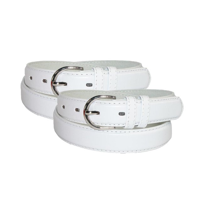 CTM® Ceinture Habillée en Cuir 1 1/8 Pouce (Lot de 2) (pour Femmes)