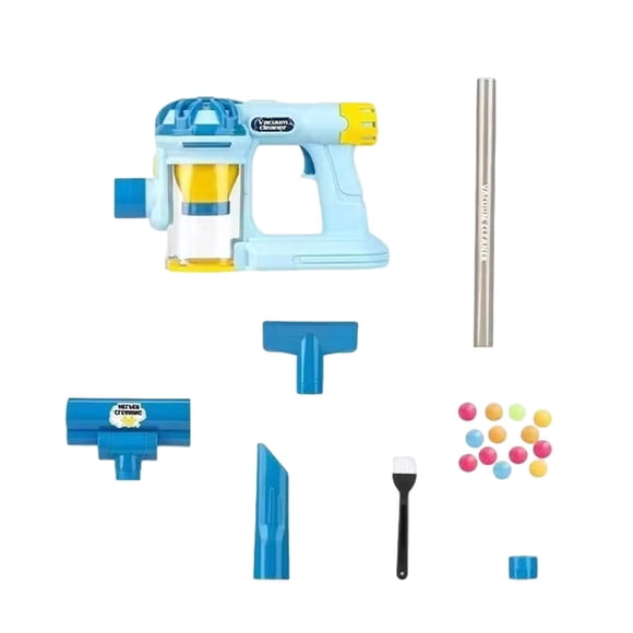 HILABEE Jouet Aspirateur pour Enfants 3 en 1 Jouets de Nettoyage pour Filles Garçons Enfants Âge 4-6 Bleu