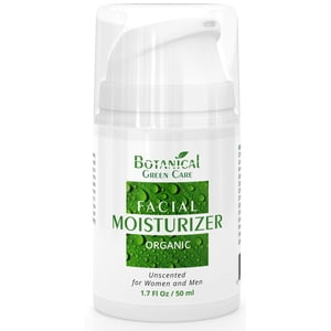 Botanical Green Care Organic Crème visage anti-vieillissement. Crème visage hydratant. Crème du visage naturel hydratante pour sensible, sec & Peau normale pour les femmes et les hommes