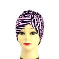 thumbnail image 1 of Zebra Striped Indian Turban Muslim Headscarf Women Hat Hand Cover Chemo Wrap Cancer Hat, 1 of 2