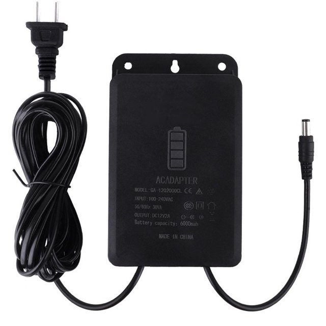 Adaptateur de Puissance de Surveillance Extérieure Mini UPS Alimentation Sans Interruption 12V 2A Alimentation Sans Interruption pour Routeur WiFi Modem