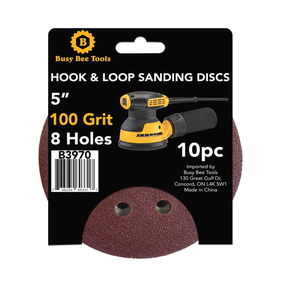 5" SANDING DISC 10PC 100G B3970