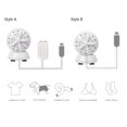 thumbnail image 2 of Portable Travel Washing Machine High-Power Mini Laundry Machine Double-Turbine Waving Washer 24W(Automatic Cycle Cleaning Version/, 2 of 8